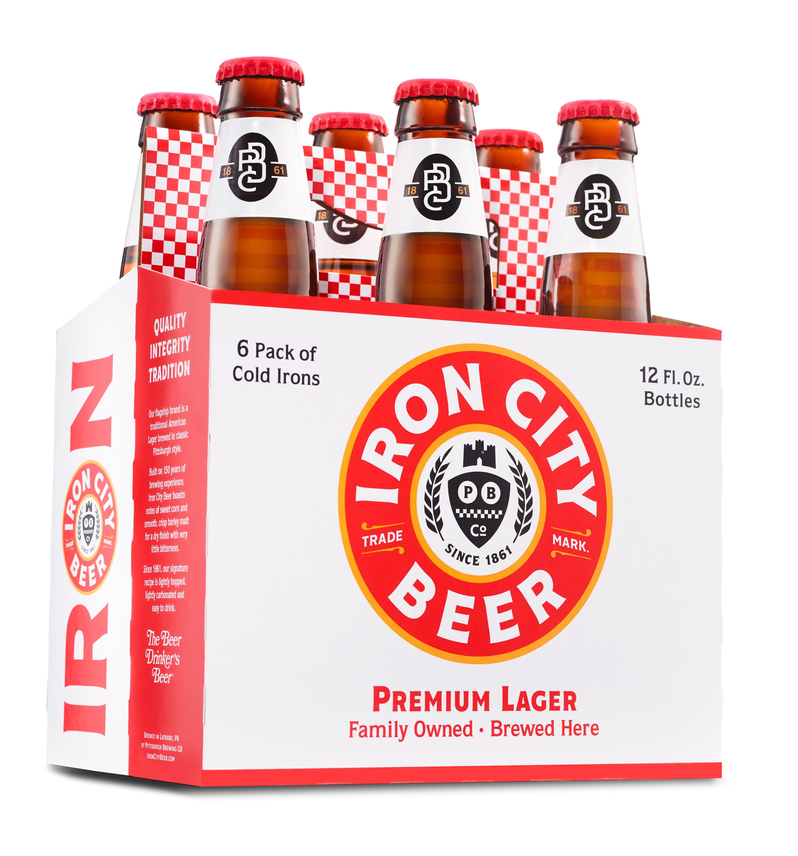 Iron City Beer, the Beer Drinker's Beer since 1861